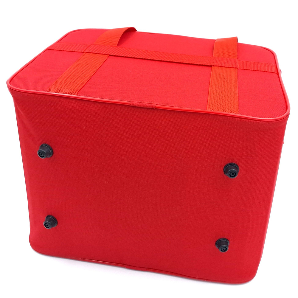 Сумка дорожная для ручной клади Pobedabags Стандарт плюс красная 36 x 30 x 27 см