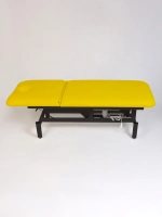 Массажный стол с электроподъемным механизмом Masscomplekt желтый от производителя с доставкой по России курьером до адреса
