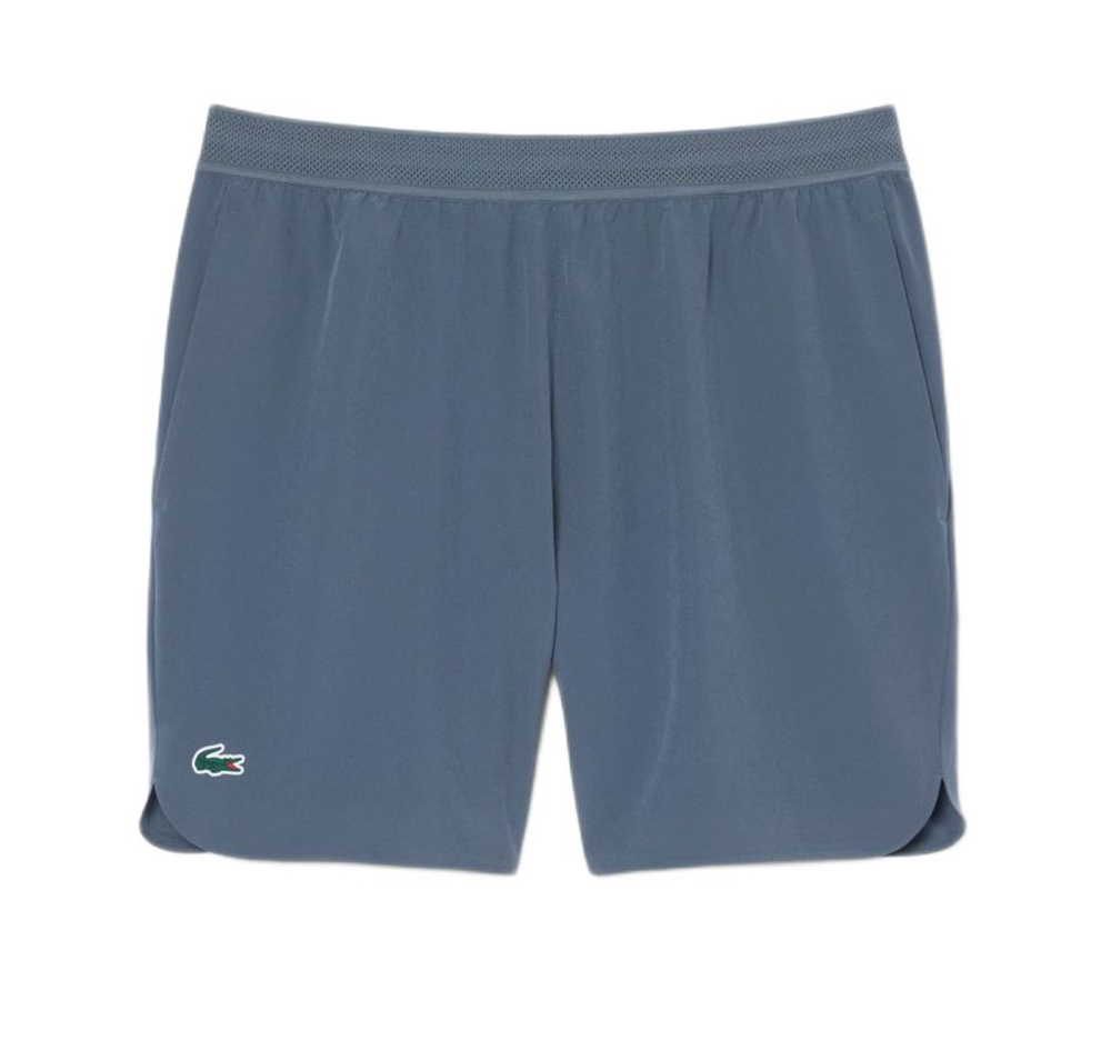 Meskie spodenki tenisowe Lacoste Tennis x Novak Djokovic On Court - grey