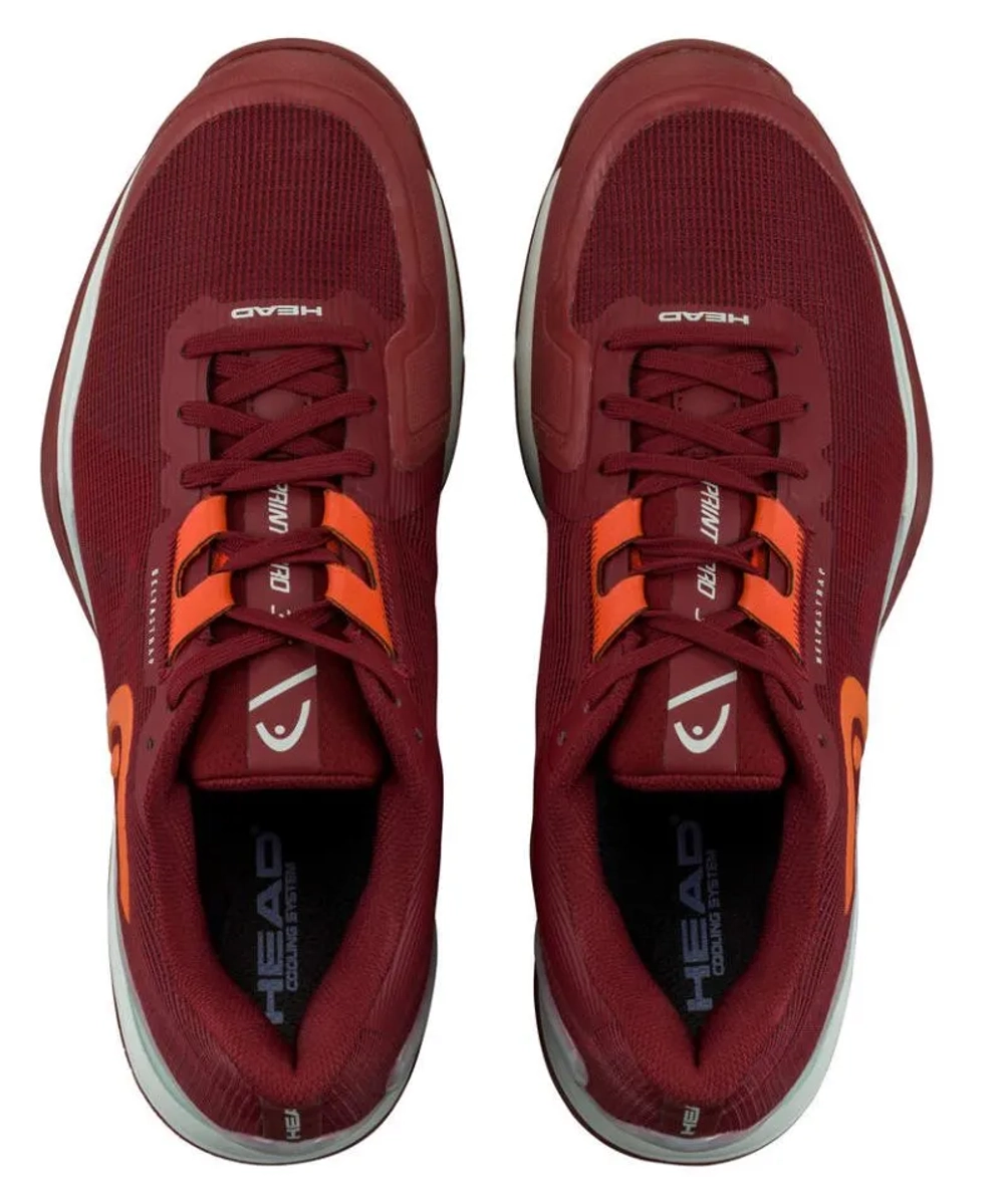 Теннисные кроссовки Head Sprint Pro 3.5 Clay - dark red/orange