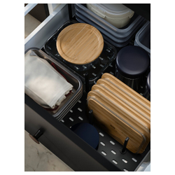 IKEA UPPDATERA  (ИКЕА УППДАТЕРА)  -  Органайзер для ящика - антрацит 80 см