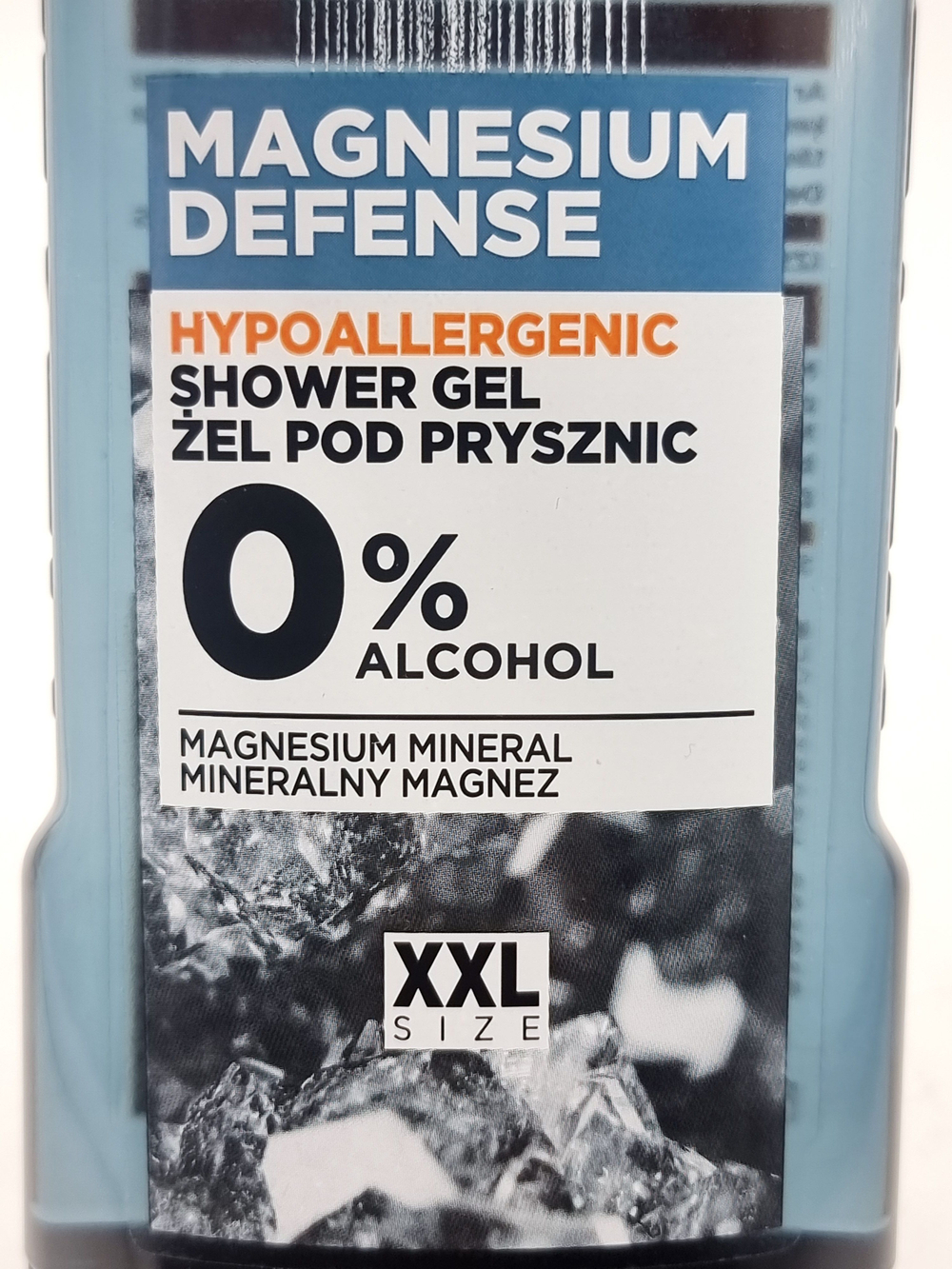 Гель для душа Men Expert Magnesium Defense с магнием, 400 мл (Франция)