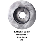 ТОРМОЗНЫЕ ДИСКИ LANSER 9 00- ARAB