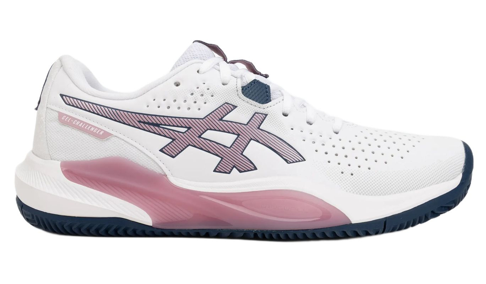 Женские теннисные кроссовки Asics Gel-Challenger 15 Clay - white/taro purple