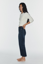 ДЖИНСЫ TRF CROPPED FLARE С ВЫСОКОЙ ПОСАДКОЙ И ПРИНТОМ В ГОРОШЕК — ZARA