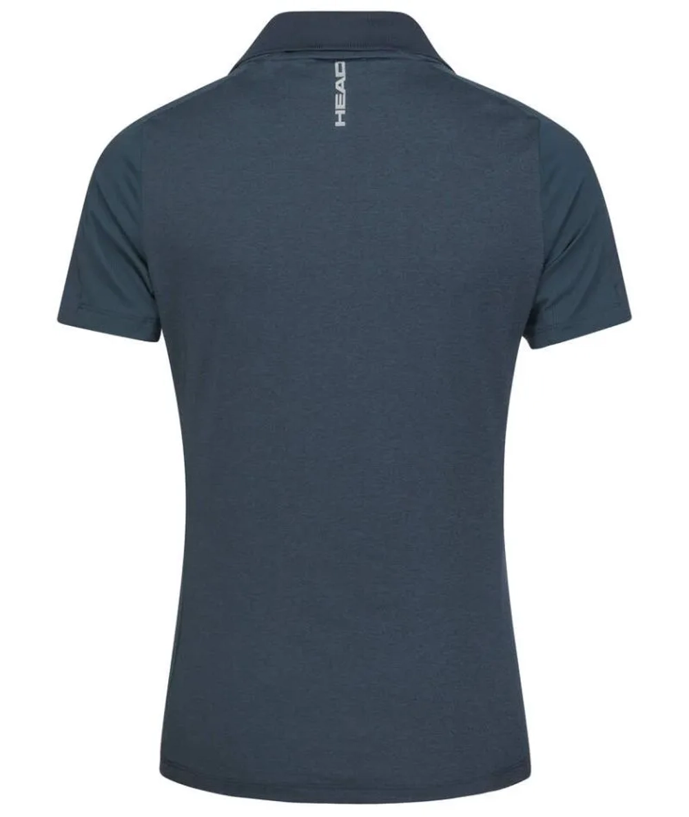 Женское поло Head Padel Tech - navy
