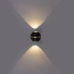 Архитектурная подсветка  86828-9.2-002TLF LED2*3W BK Reluce
