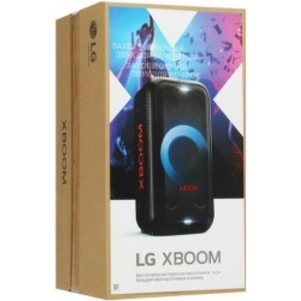 Минисистема LG XBOOM XL5S черный 200Вт USB BT