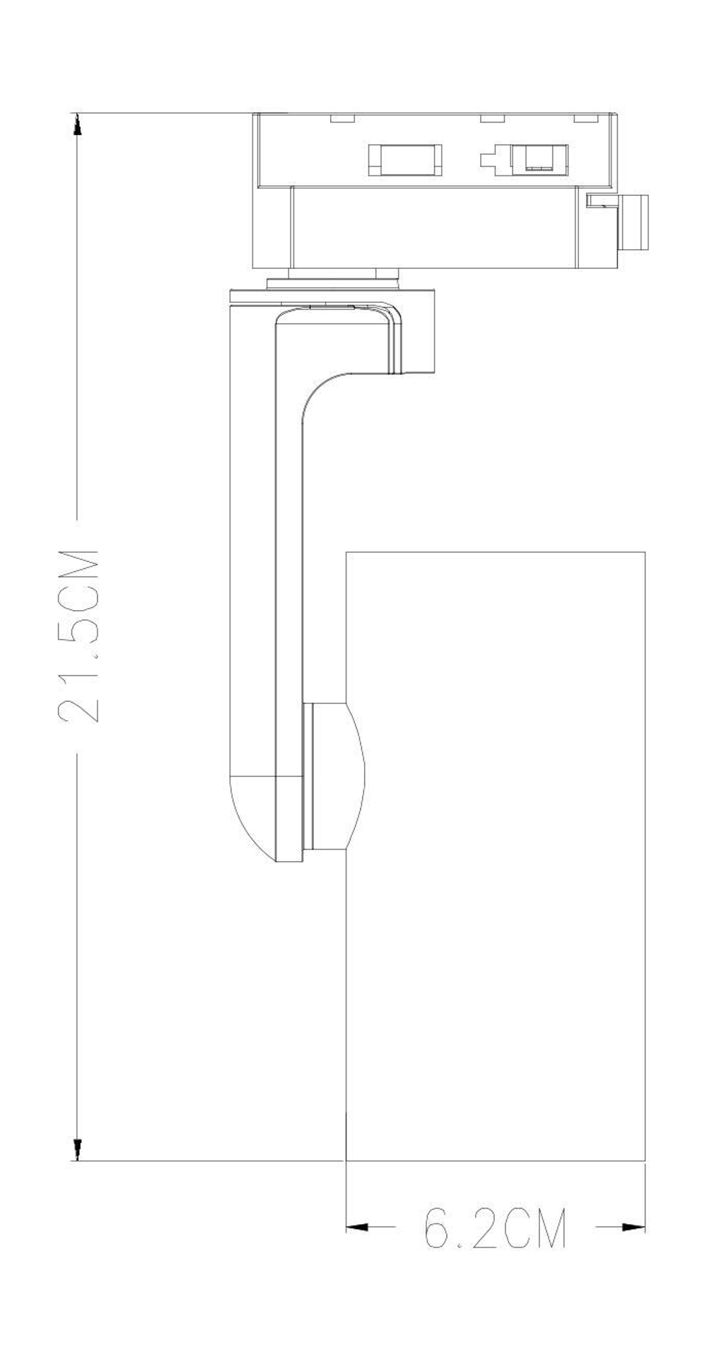 Светильник потолочный трековый Arte Lamp Bucho A2668PL-1SS