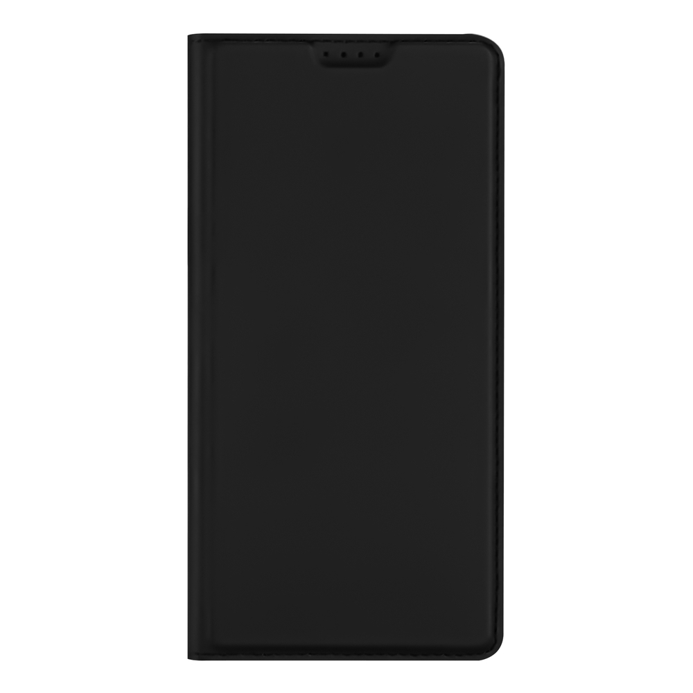 Чехол книжка из PU кожи черного цвета от Dux Ducis для Xiaomi Redmi Note 14 Pro 4G, серия Skin Pro Series Case