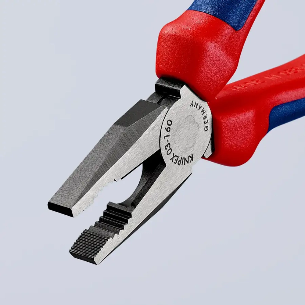 Плоскогубцы комбинированные черненые 160 мм Knipex 03 02 160 SB