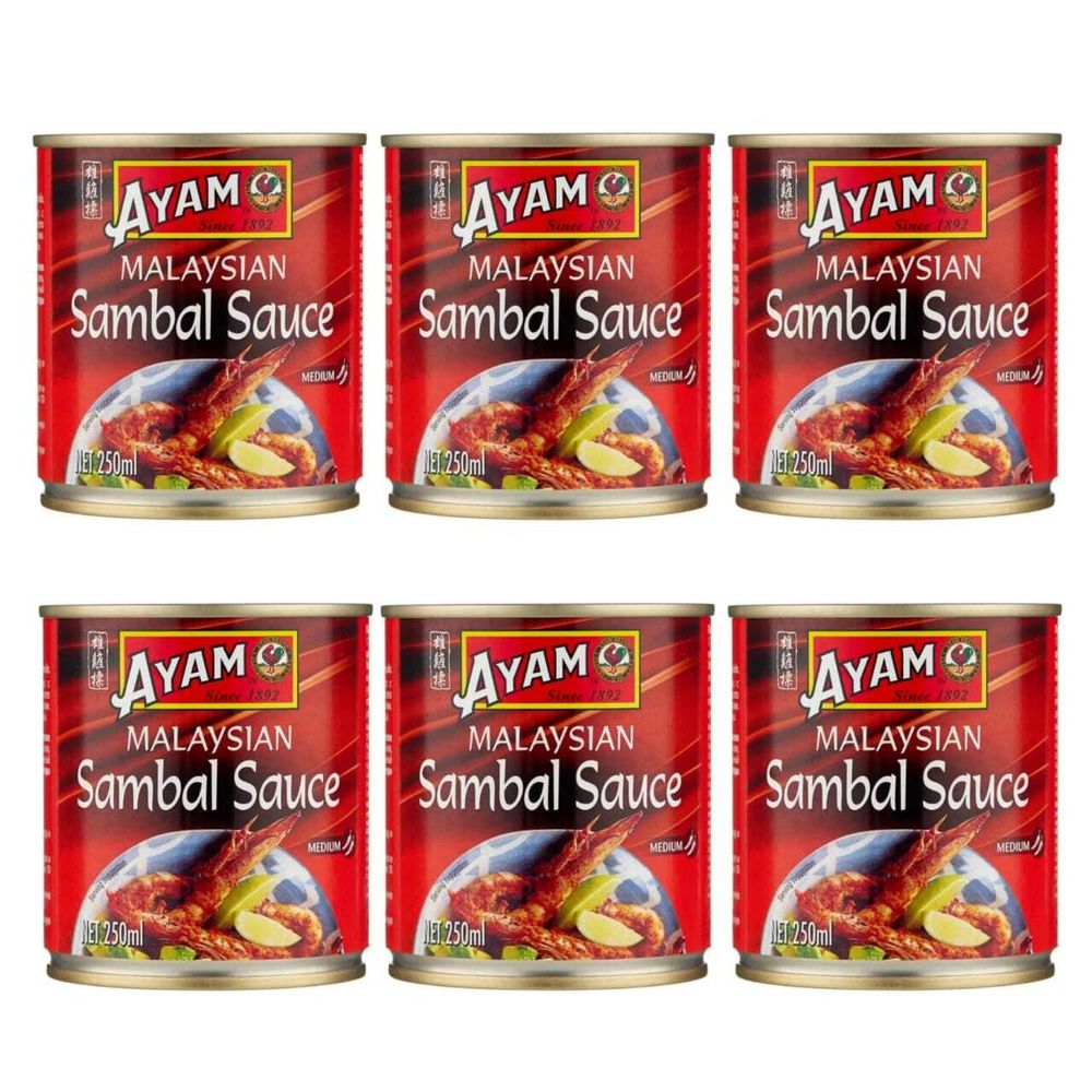 Соус AYAM Самбал, 250 мл, 6 шт