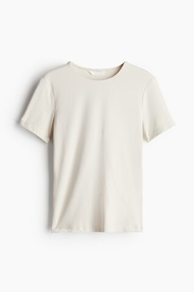Облегающий топ из эластичного трикотажа - H&M