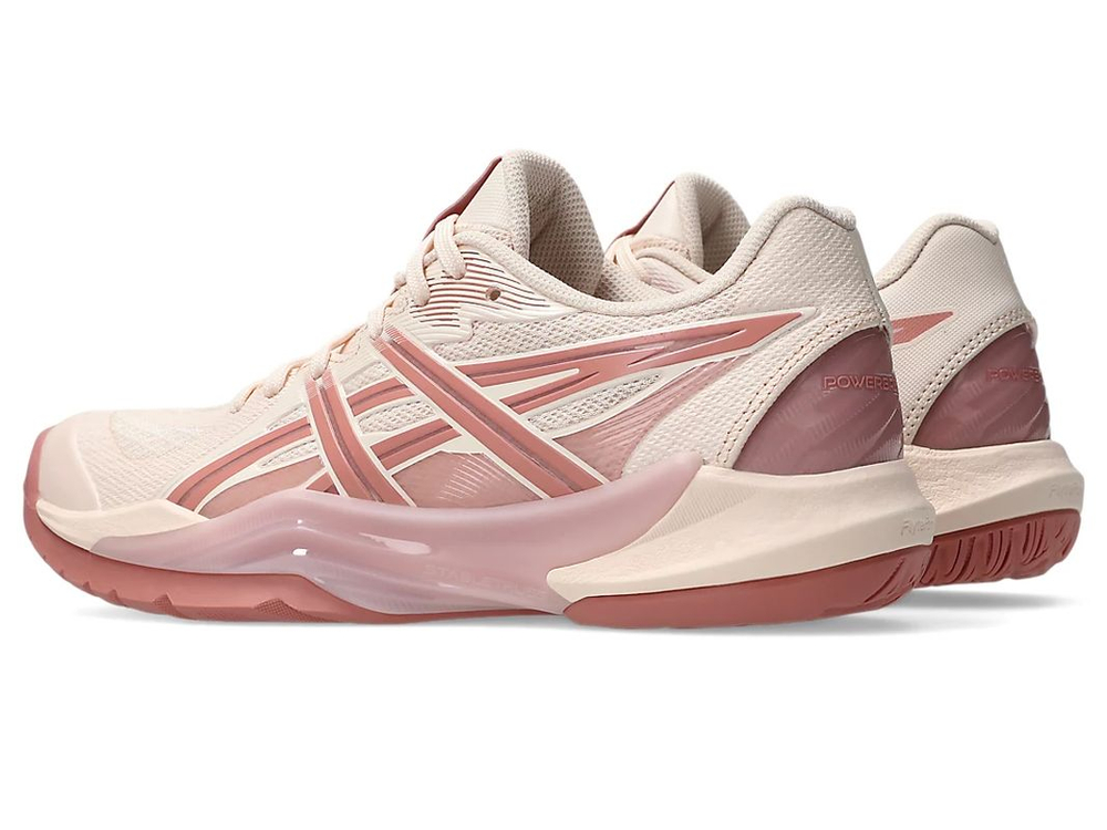 Женские кроссовки для бадминтона/сквоша Asics Powerbreak FF — pearl pink/morganite