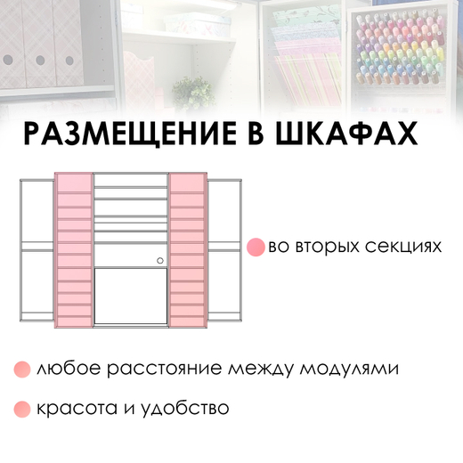 Ящик ВС W960 ST7 Белый классический MINI