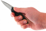Складной нож Kershaw 1620 Scallion, чёрная рукоять, полуавтомат (маленький)