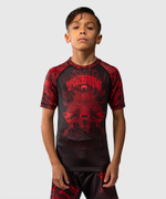 Рашгард детский Venum Wolf Atak Black/Red