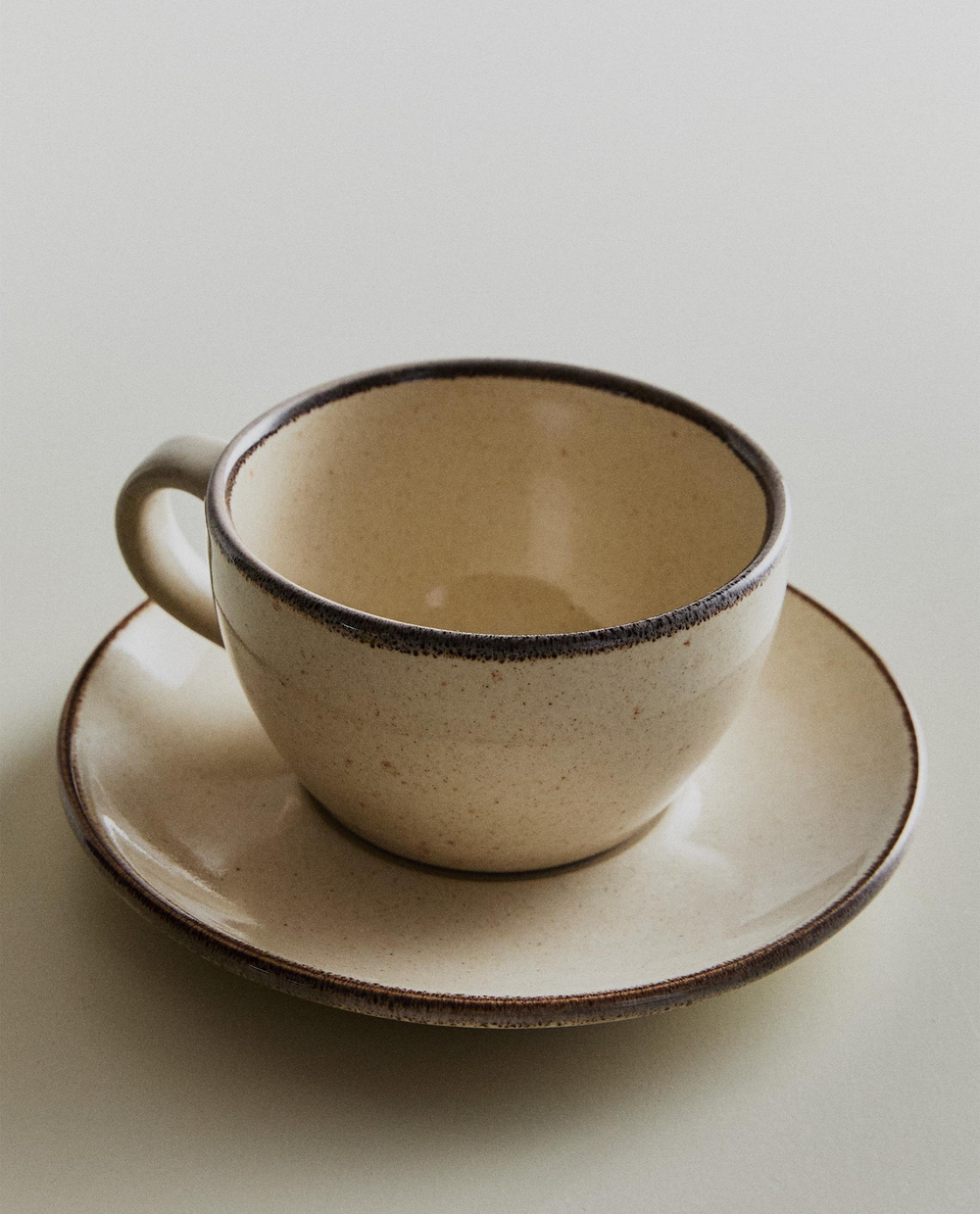 чайная пара из каменной керамики Zara Home