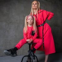Платье трикотажное Bb team "Бабл-гам" женское