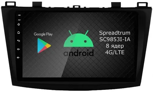 Магнитола для Mazda 3, Axela 2009-2013 - Airok RI-2414 Android 12, Быстрая, SIM-слот