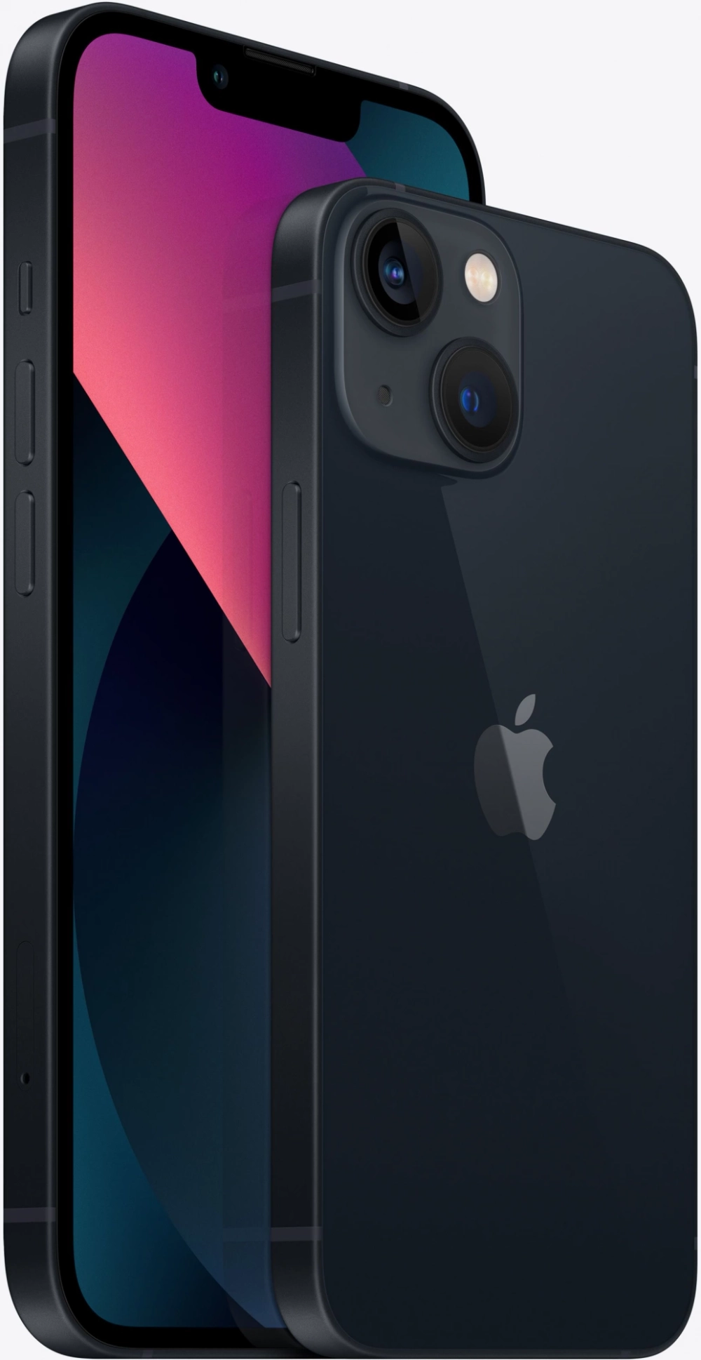 Смартфон Apple A2633 iPhone 13 128Gb 4Gb темная ночь моноблок 3G 4G 1Sim 6.1" 1170x2532 iOS 15 12Mpix 802.11 a/b/g/n/ac/ax NFC GPS GSM900/1800 GSM1900 Protect
