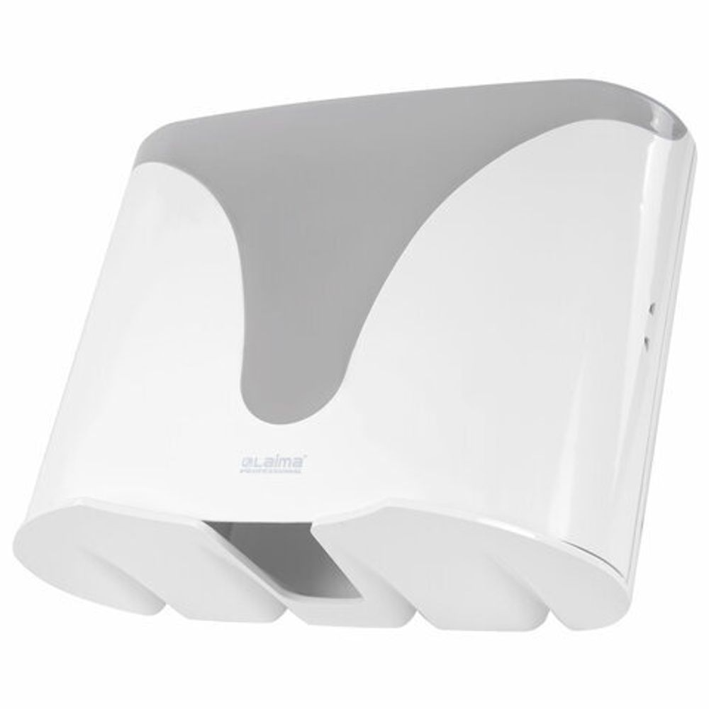 Диспенсер для полотенец EXTRA LAIMA PROFESSIONAL, (Система H2), Z-сложения, белый, ABS-пластик, 609472, 303368