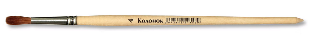 Кисть колонок №4 КК-01152 (Артком)