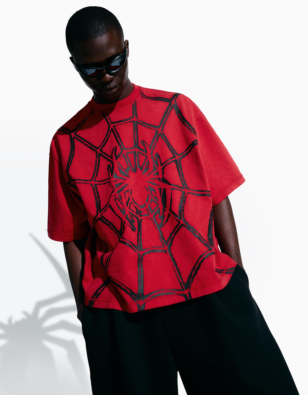 Мужская футболка boxy fit SPIDER-MAN - BERSHKA