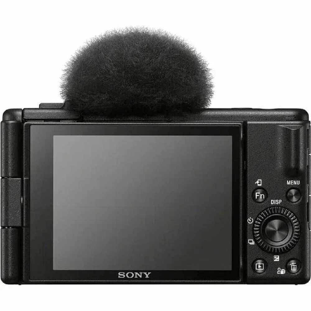 Компактная фотокамера Sony ZV-1F, подходит для ведения видеоблогов, черный