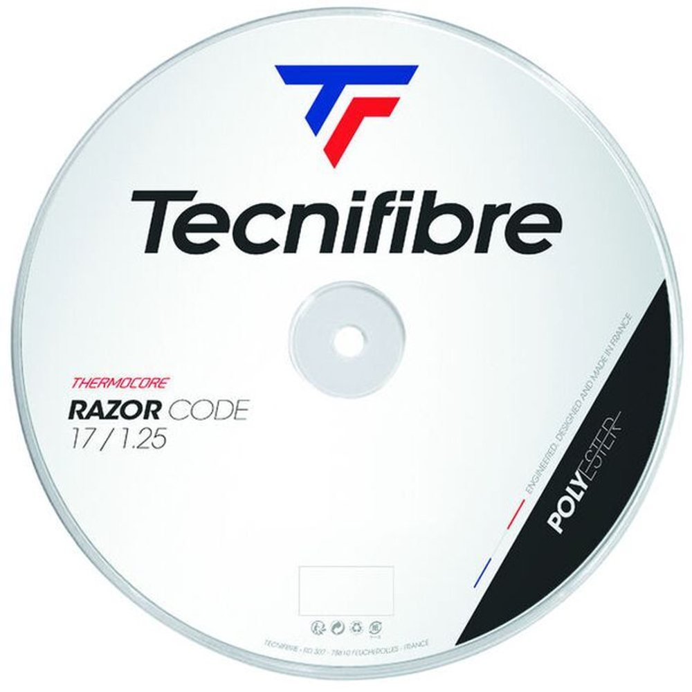 Теннисные струны Tecnifibre Razor Soft (200 m) - белый