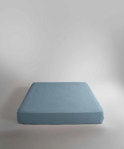 Lımasso КПБ 4 пр. Stonewashed Standart Mineral Blue пододеяльник 200*220, простынь 240*260, наволочки 50*70 2шт