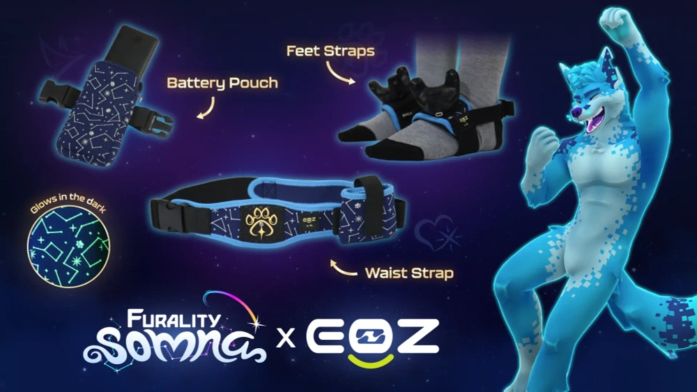 Ремешки (страпы) для VR трекеров Furality Somna x EOZ VR