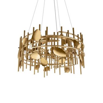 Подвесная люстра 10*G9 10396/600C золото Escama LOFT IT