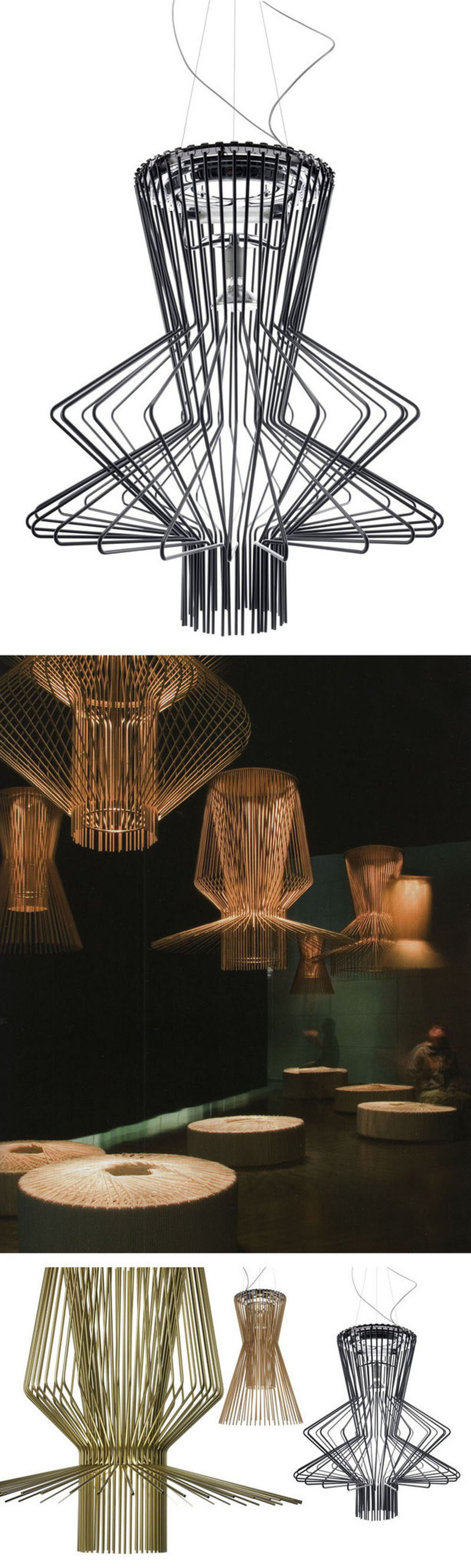 люстра  Foscarini  Ritmico ( реплика )