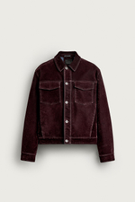 УКОРОЧЕННАЯ ДЖИНСОВАЯ КУРТКА С ФЛОКОМ — ZARA · 8491/801