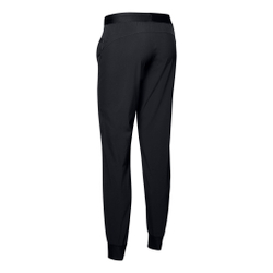 Женские теннисные брюки Under Armour Sport Woven Pant Training Pants Women - Black, Silver