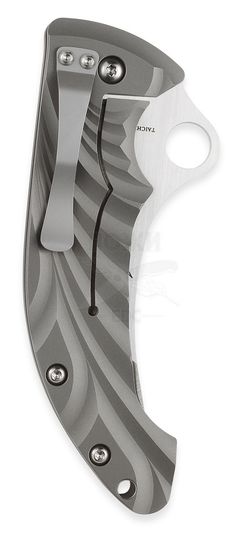 Складной нож Spyderco Tighe Stick C198TIP c клинком из стали CPM-S90V, рукоять титан