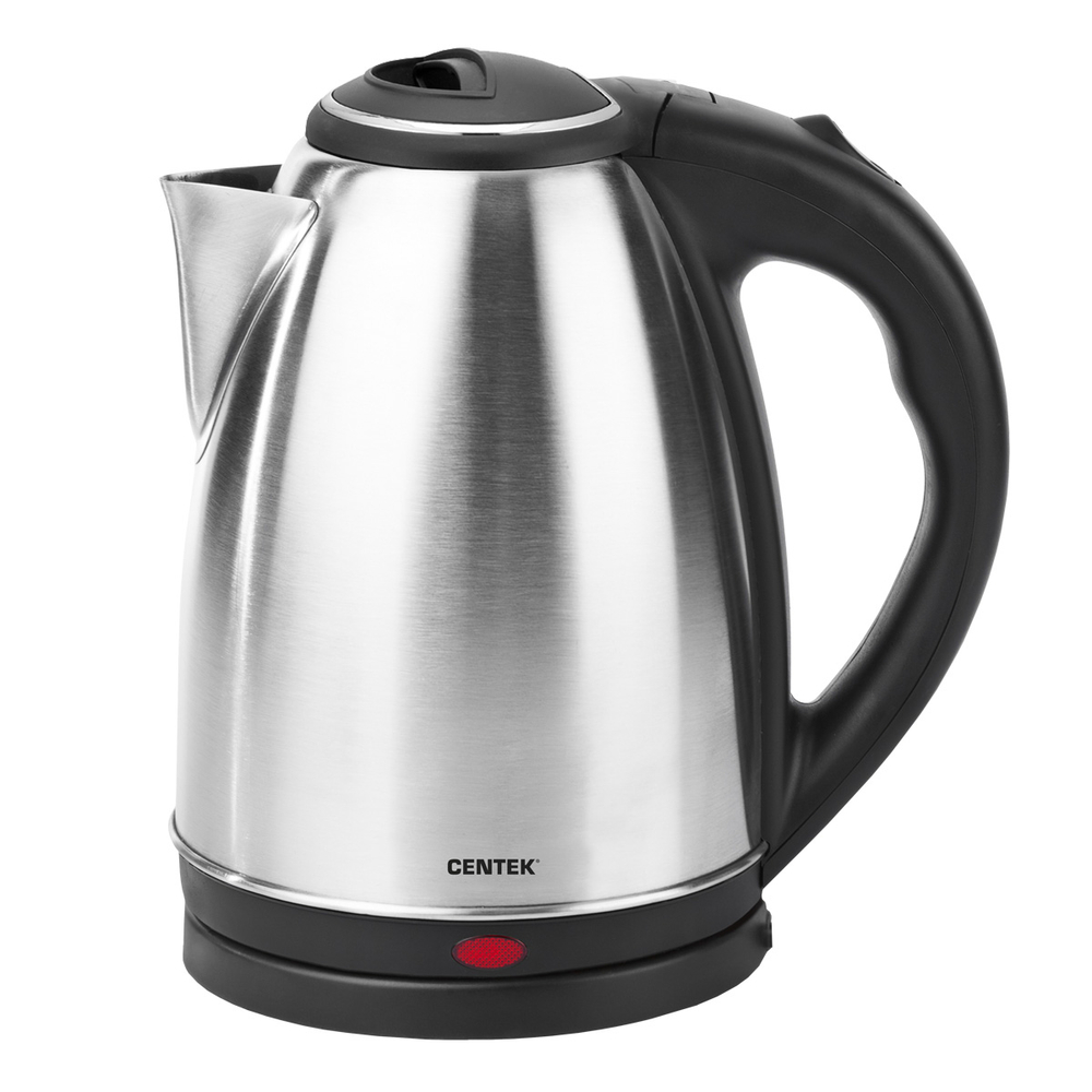 Чайник электрический 2 л металлический (нержавеющая сталь) CENTEK CT-1068, матовый, мощность 2000 Вт