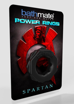 Чёрное эрекционное кольцо Spartan (Цвет: черный)
