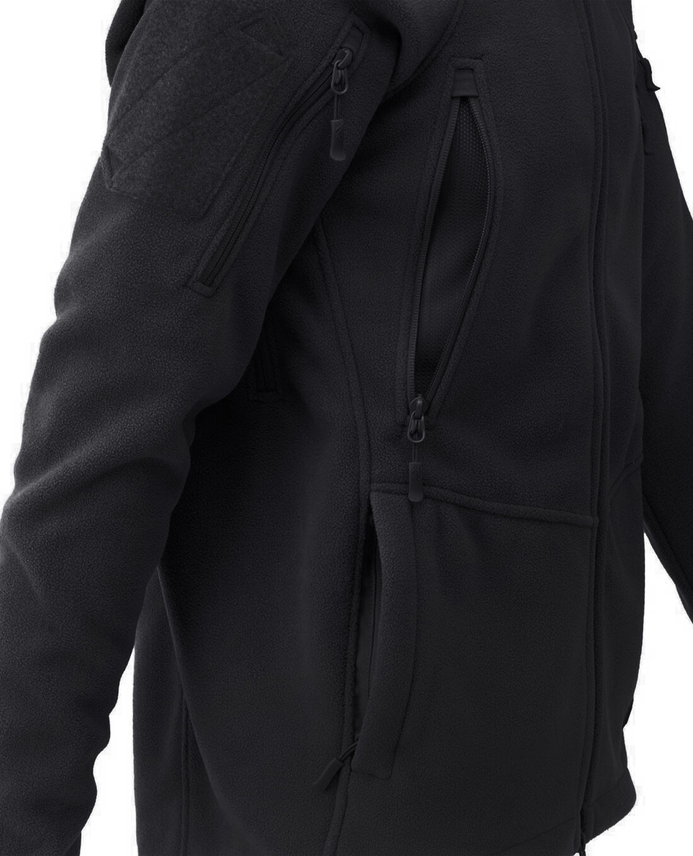 HELIKON TEX PATRIOT JACKET MK2 HYBRID FLEECE - BLACK