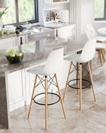 Стул Eames DSW барный белый