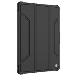 Чехол книжка от Nillkin для планшета Samsung Galaxy Tab S8+, S8+ 5G, S7+, S7 FE, серия Bumper Pro, с защитной шторкой для камеры