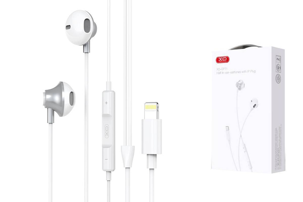 Наушники проводные EP71 original series cracked version Lightning in ear metal digital call earphones not bluetooth