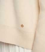 хлопчатобумажные тощи TORY BURCH - бежевый(85784)