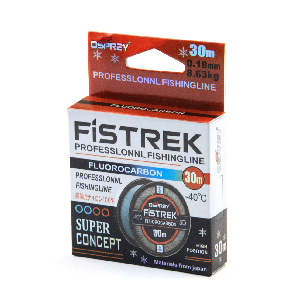 Леска с флюорокарбоновым покрытием Osprey Fistrek (30м)