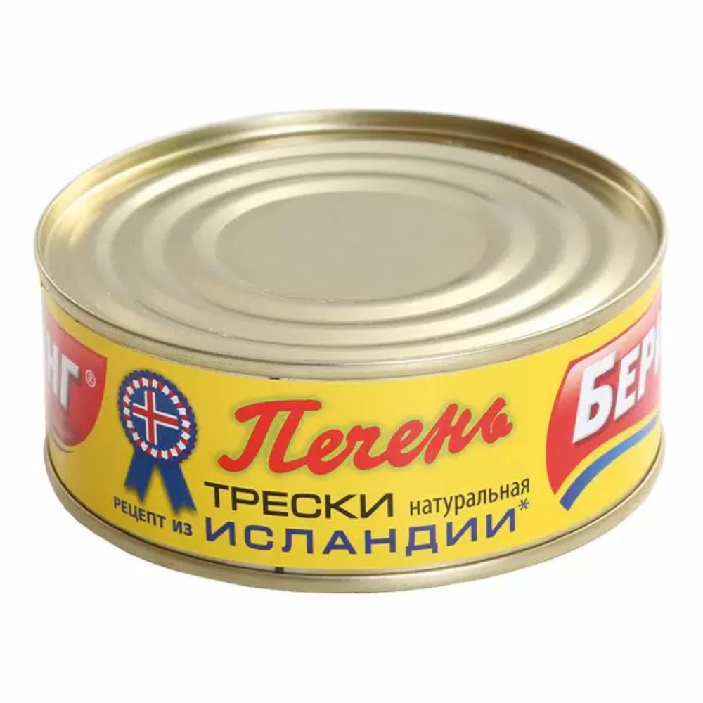 Печень Трески Беринг натуральная 230 гр