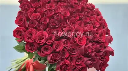 Скидка -25%  на букет из 101, 51 розы
