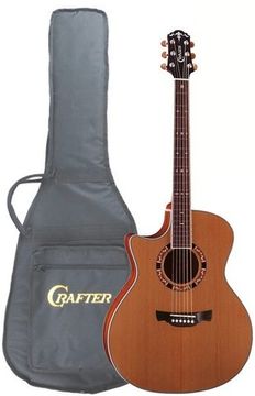 Гитара электроакустическая для левшей CRAFTER GAE-15 L/N  Чехол