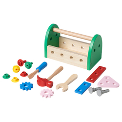 IKEA BLOMFLUGA  (ИКЕА БЛОМФЛУГА)  -  Набор игрушечных инструментов, 13 предметов