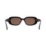 Очки Genex Sunglasses 697 c.189 бабочка темно-коричневые с золотом